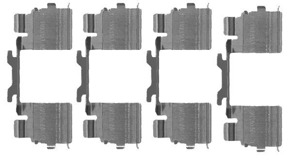 HELLA PAGID Комплектующие, колодки дискового тормоза 8DZ 355 205-111